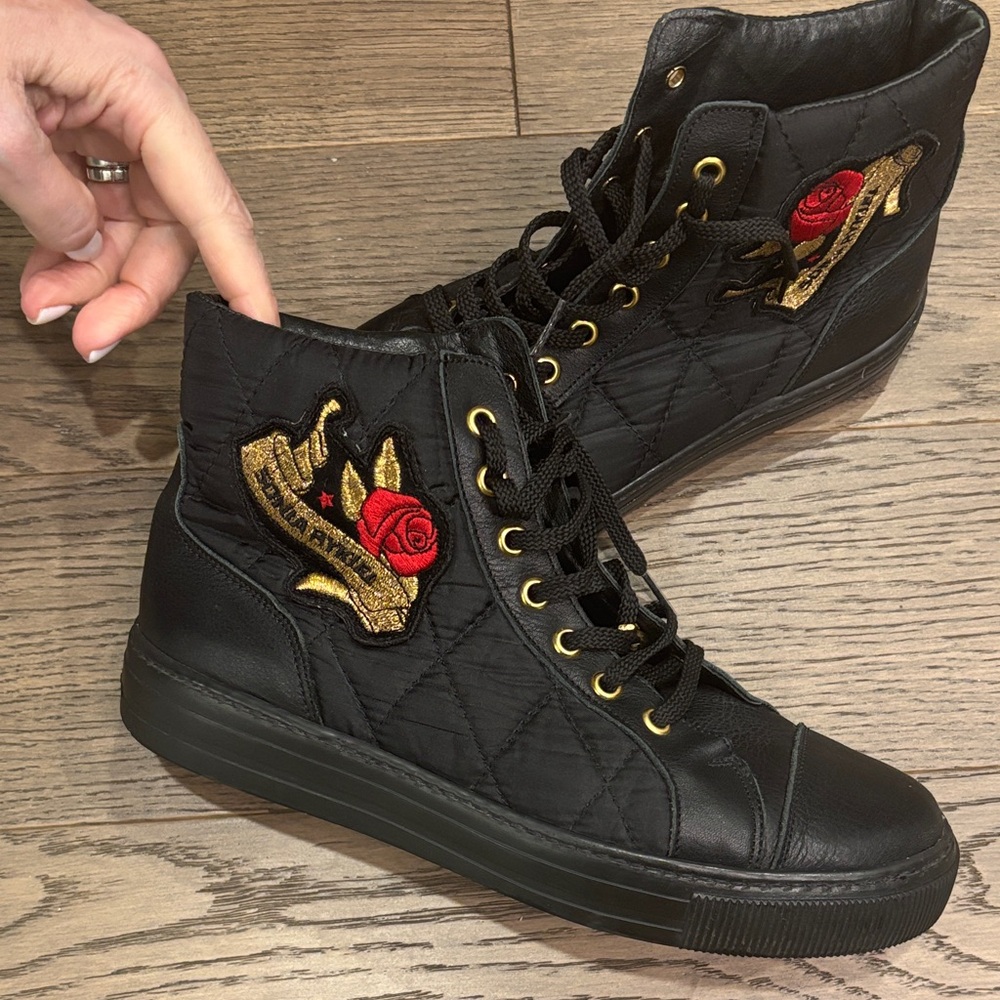 Sonia Rykiel Black Leather Women’s Boots size 38